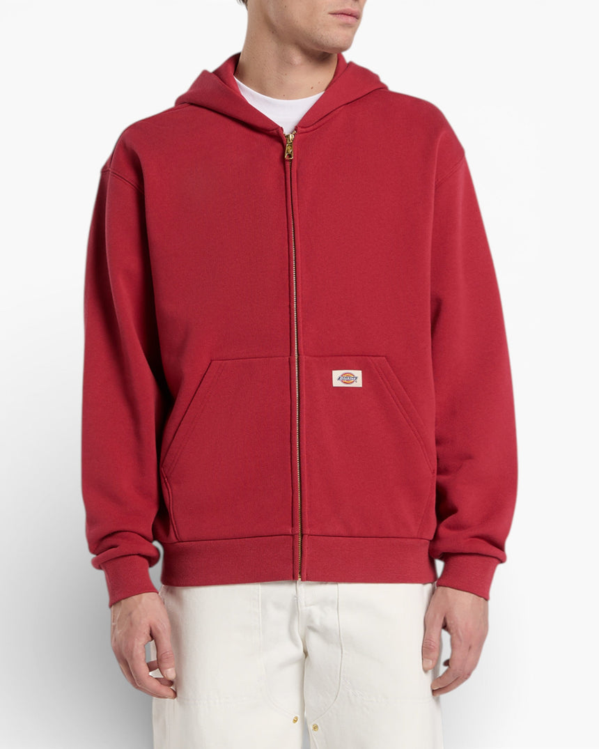 Dickies Fostoria FZ Erkek Hoodie Garnet