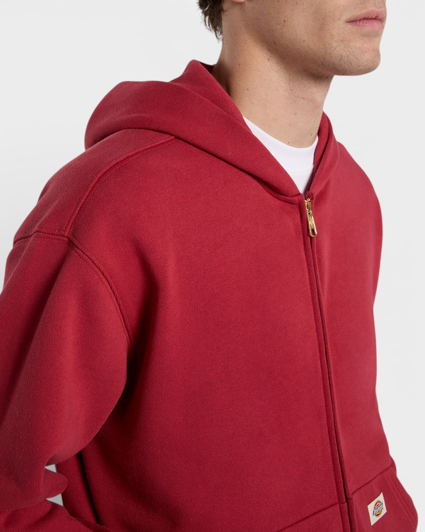 Dickies Fostoria FZ Erkek Hoodie Garnet