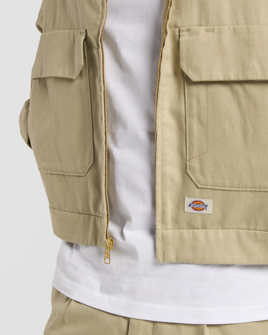 Hemp Twill Trucker Erkek Ceket