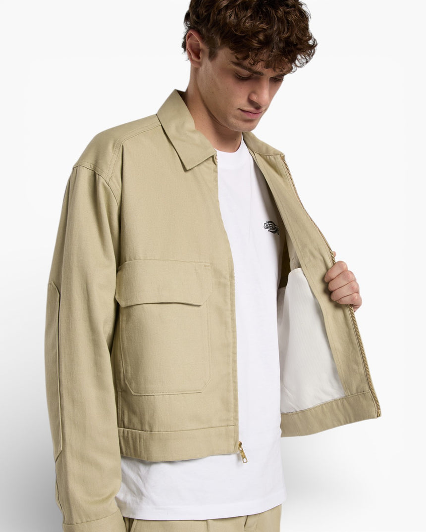 Hemp Twill Trucker Erkek Ceket