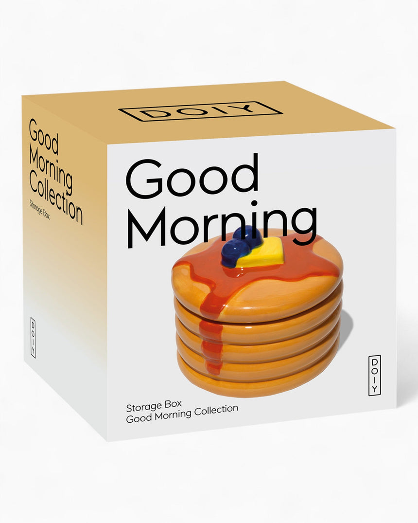 DOIY Design Good Morning Pankek Dekoratif Kutu