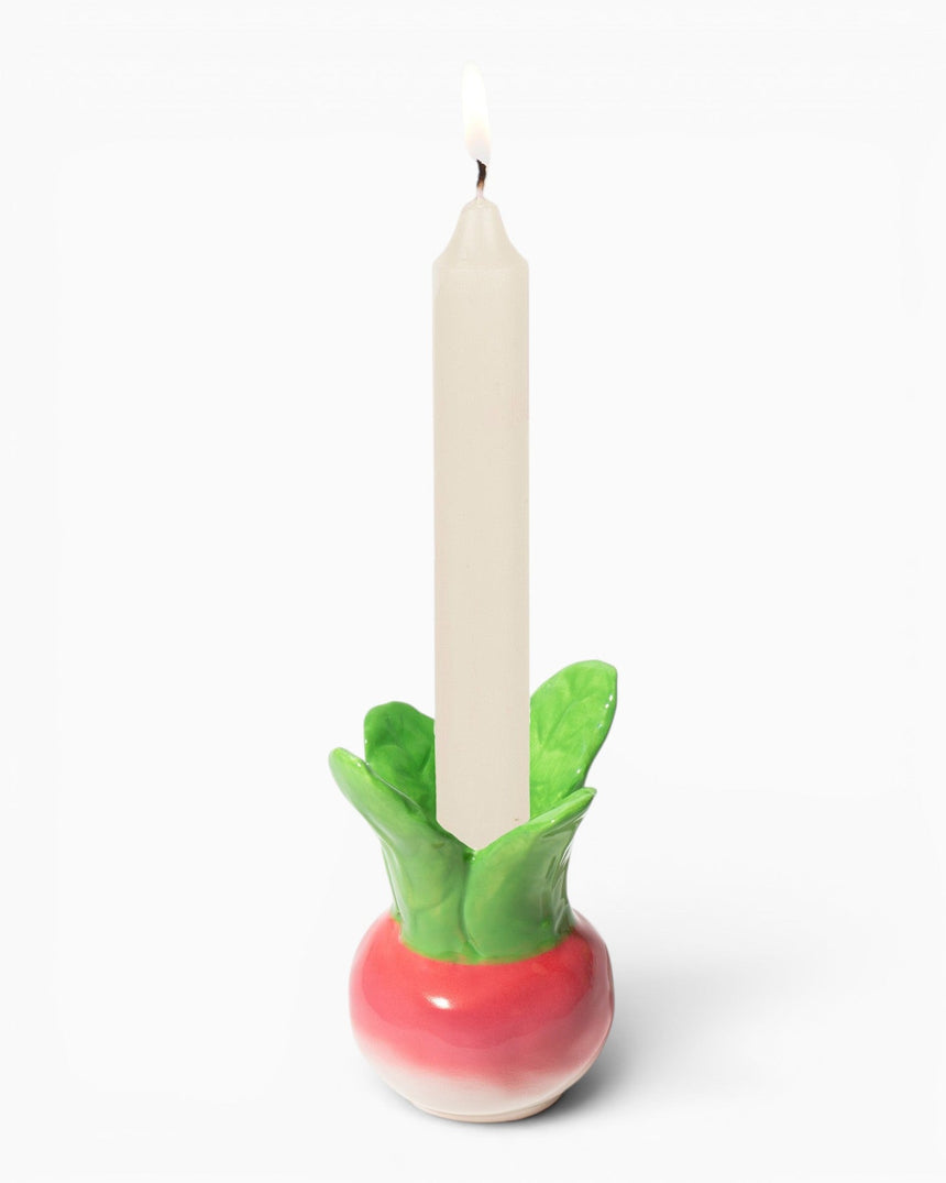 DOIY Design Radish Turp Şamdan Çok Renkli