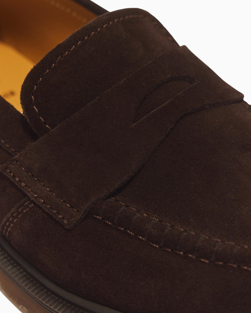 Dr. Martens Delapre Penny Repello Calf Suede Erkek Loafer Brindle Brown