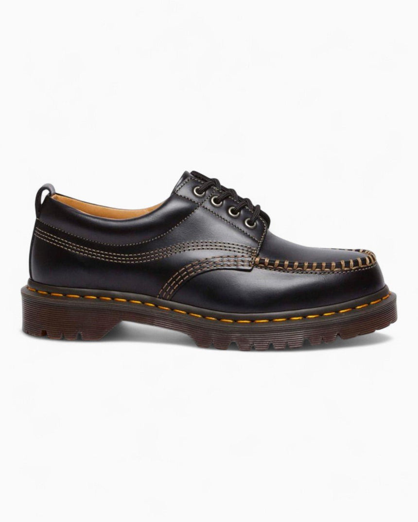 Dr. Martens Lowell Leather Moc Toe Erkek Ayakkabı Black - Analine