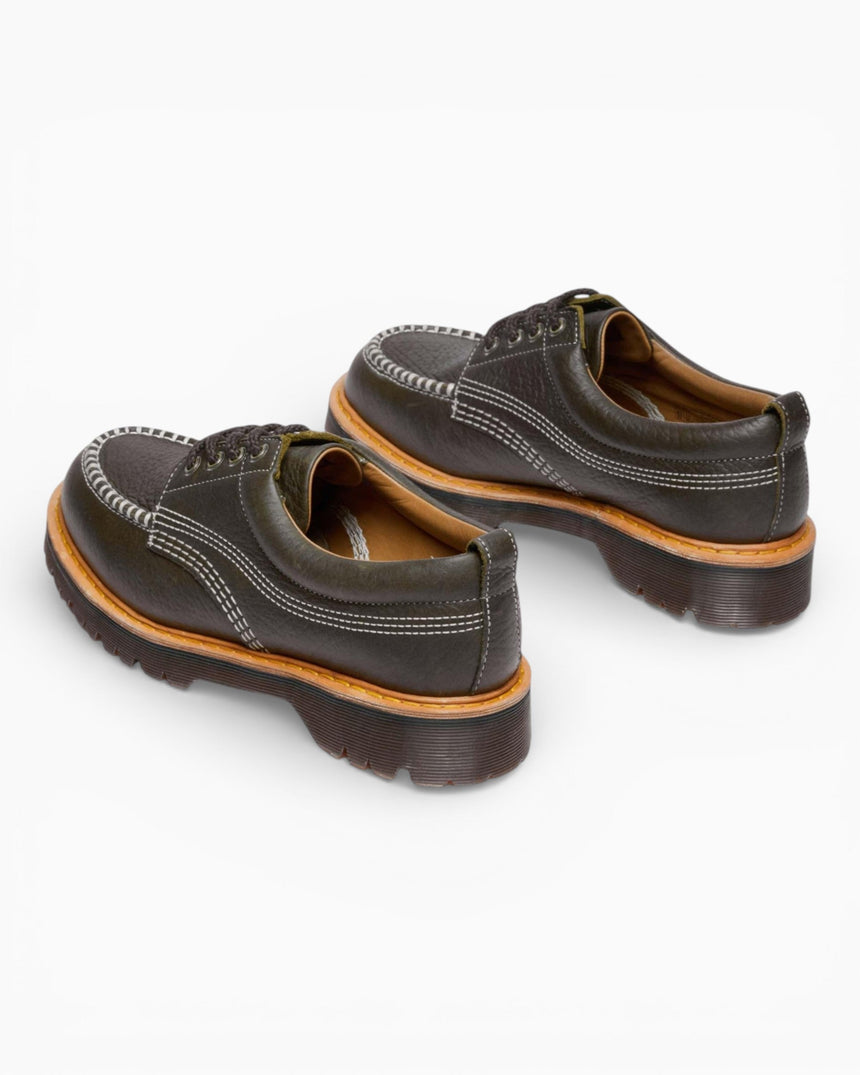 Dr. Martens Lowell Wild Grain Leather Moc Toe Ayakkabı