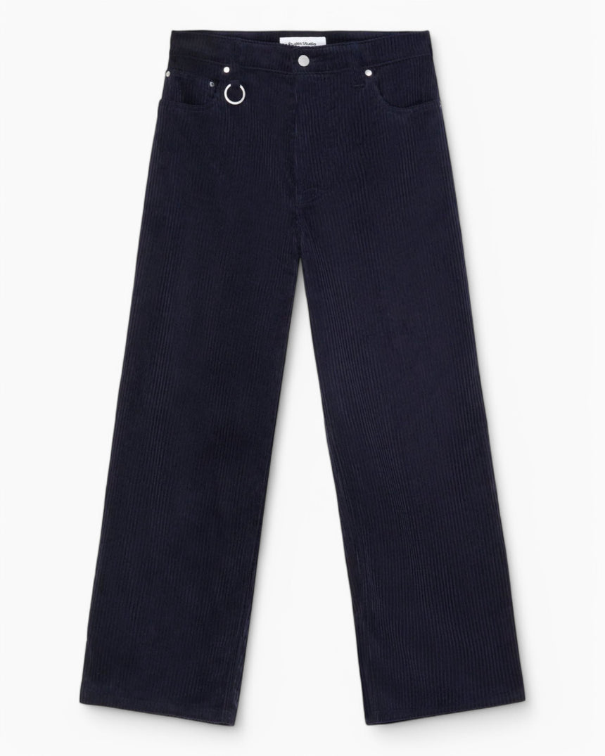 Études Studio Corduroy Loose 5 Pockets Erkek Pantolon Navy