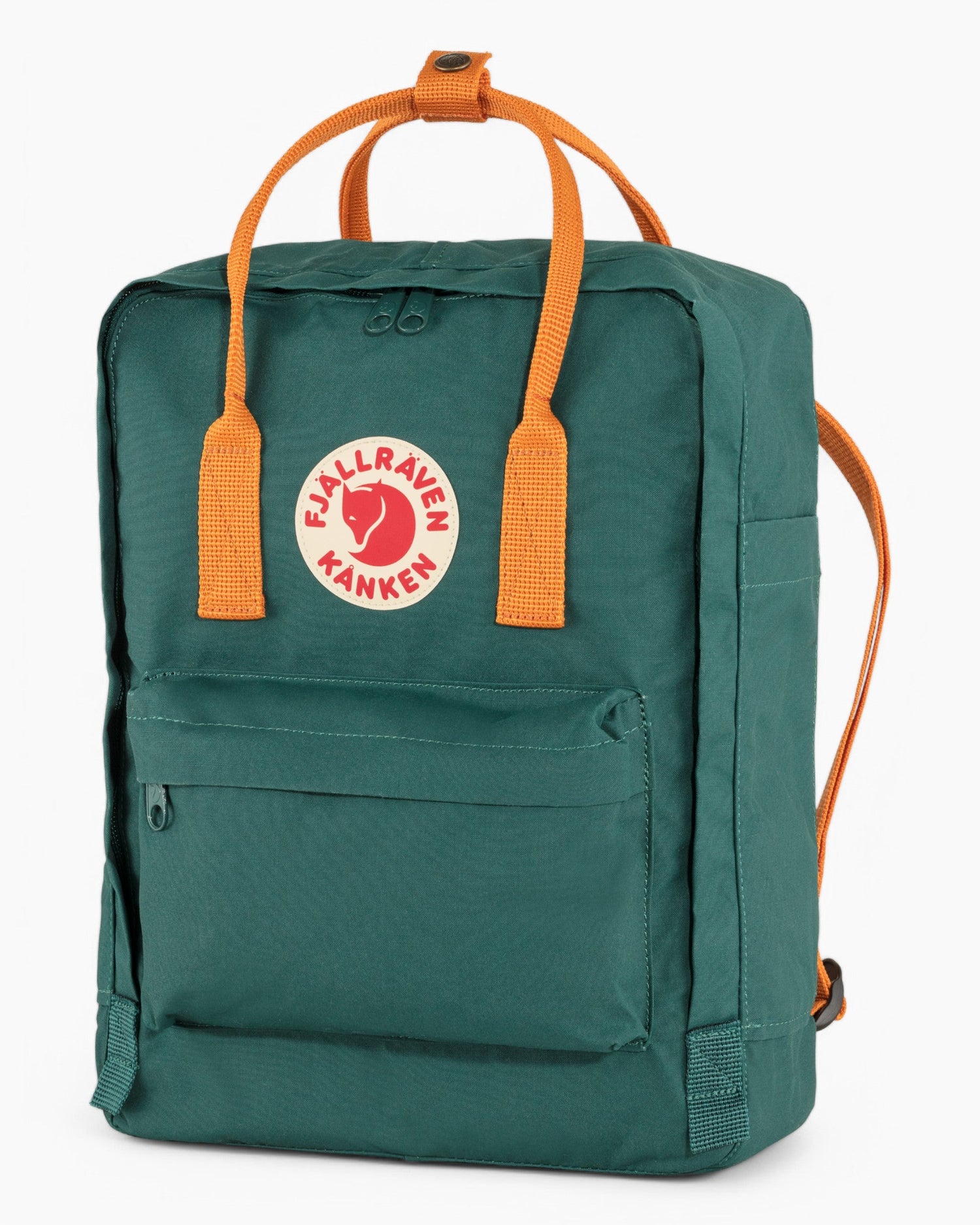 Fjällräven Kånken Classic Sırt Çantası Arctic Green - Spicy Orange