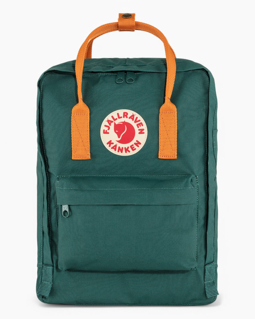 Fjällräven Kånken Classic Sırt Çantası Arctic Green - Spicy Orange
