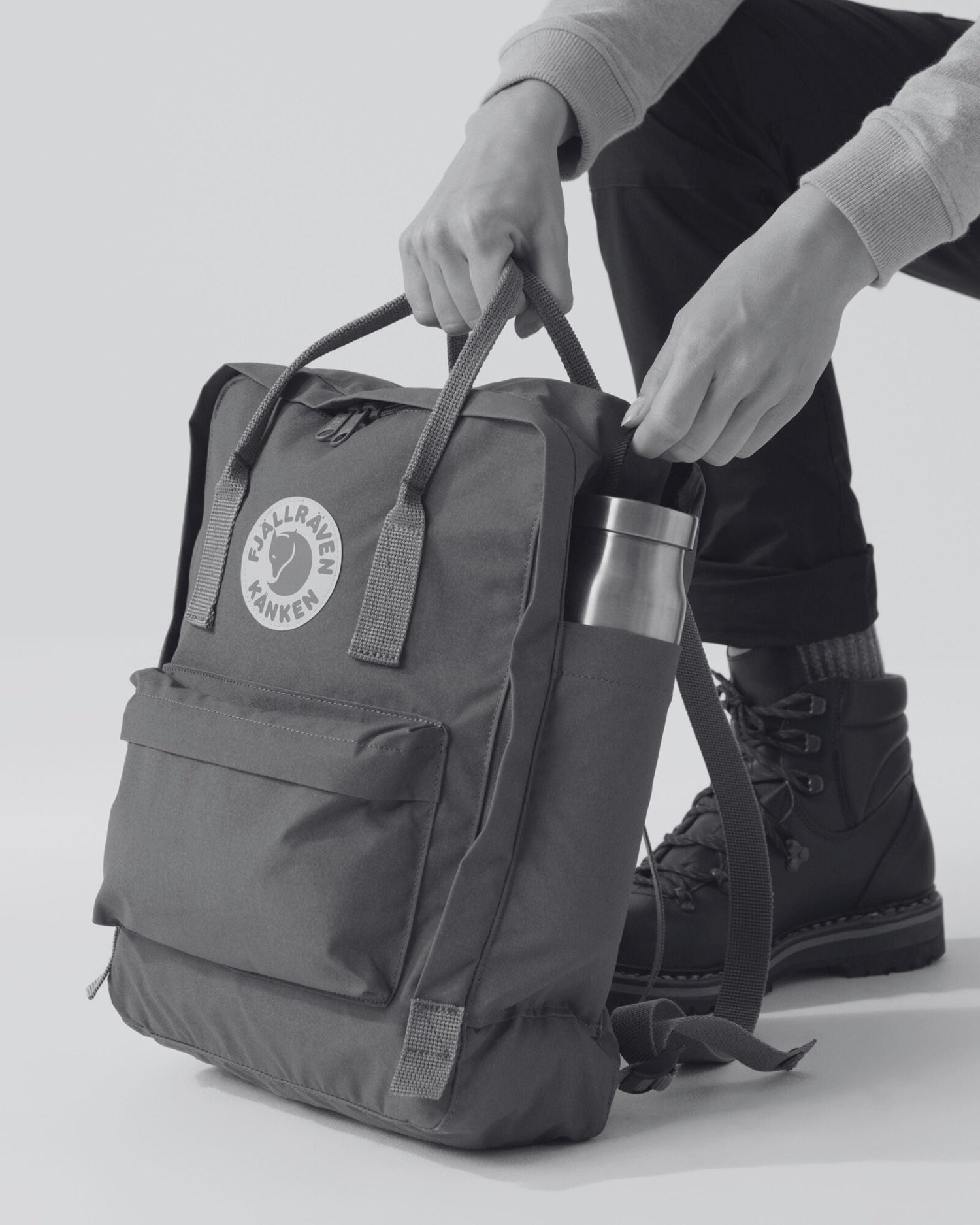 Fjällräven Kånken Classic Sırt Çantası Frost Green - Confetti Pattern