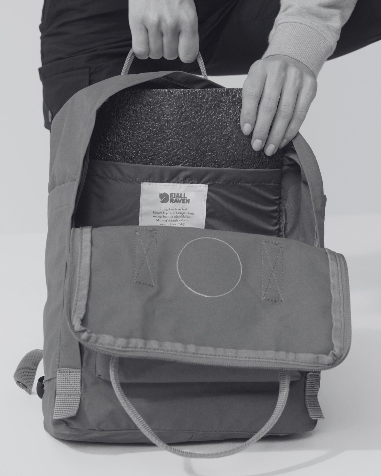 Fjällräven Kånken Classic Sırt Çantası Frost Green - Confetti Pattern