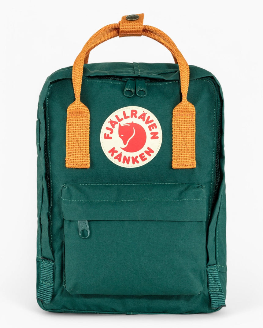 Fjällräven Kånken Mini Sırt Çantası Arctic Green - Spicy Orange