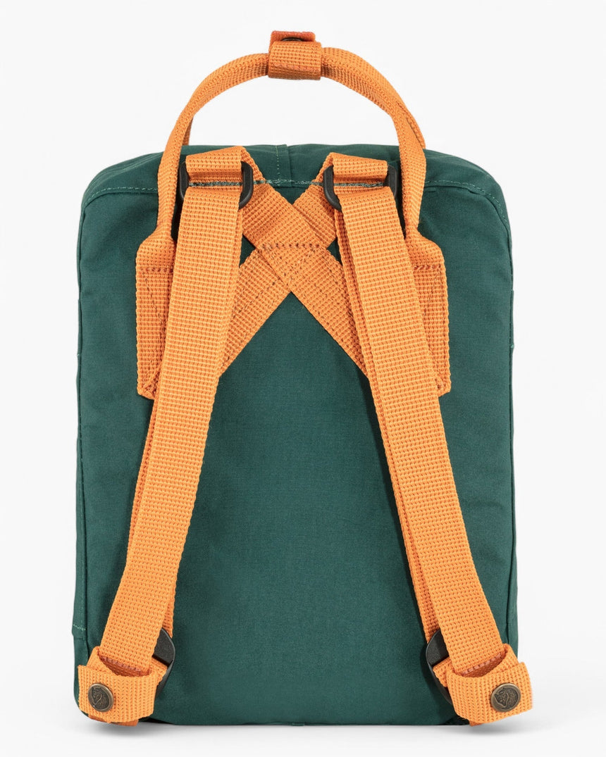 Fjällräven Kånken Mini Sırt Çantası Arctic Green - Spicy Orange