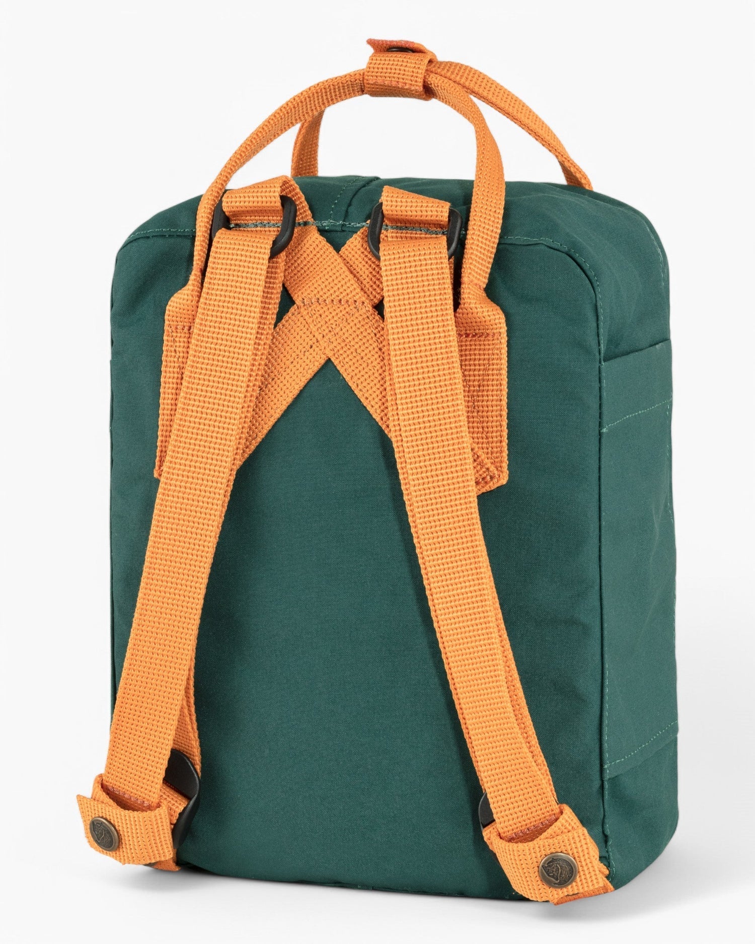 Fjällräven Kånken Mini Sırt Çantası Arctic Green - Spicy Orange