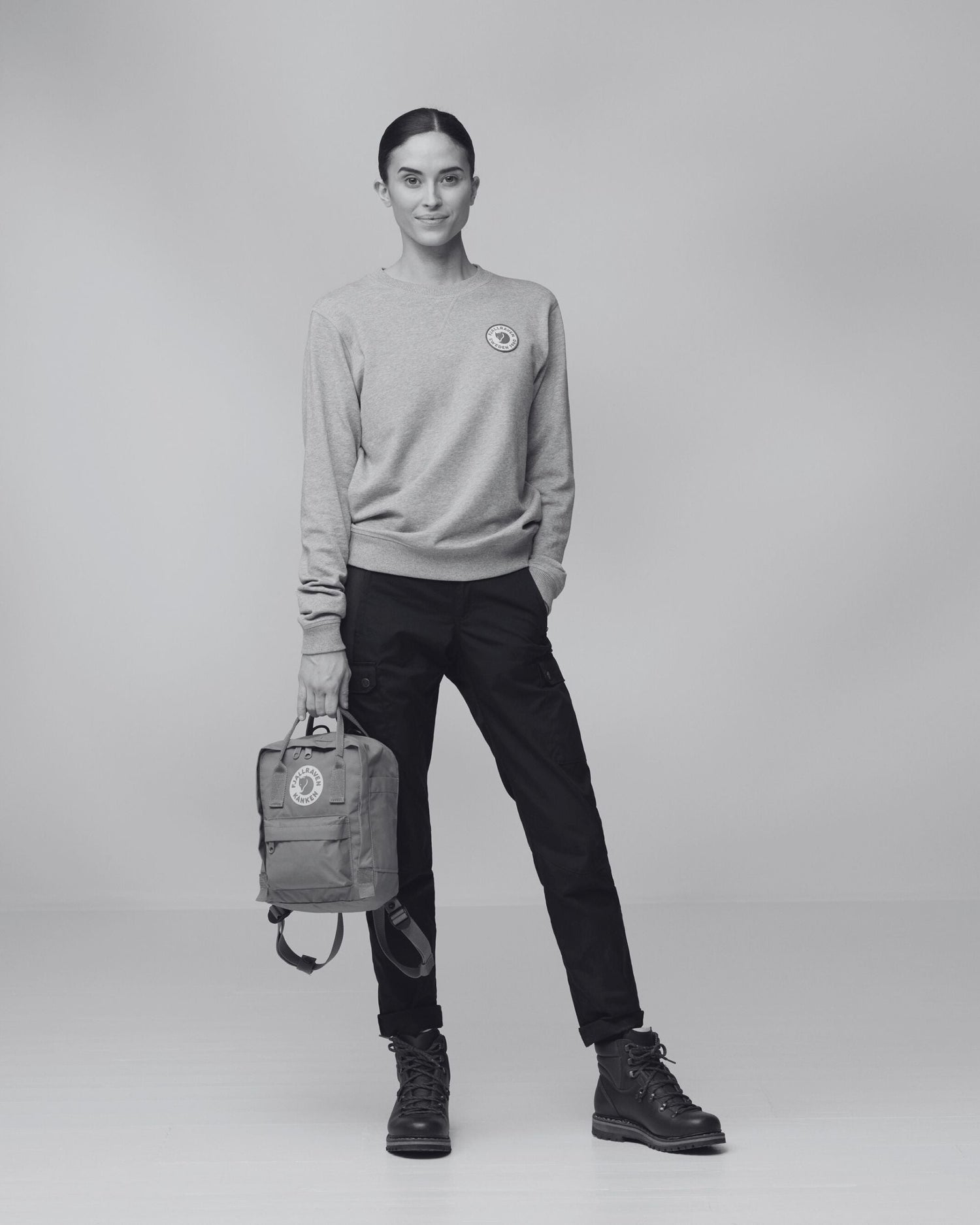 Fjällräven Kånken Mini Sırt Çantası Frost Green - Confetti Pattern