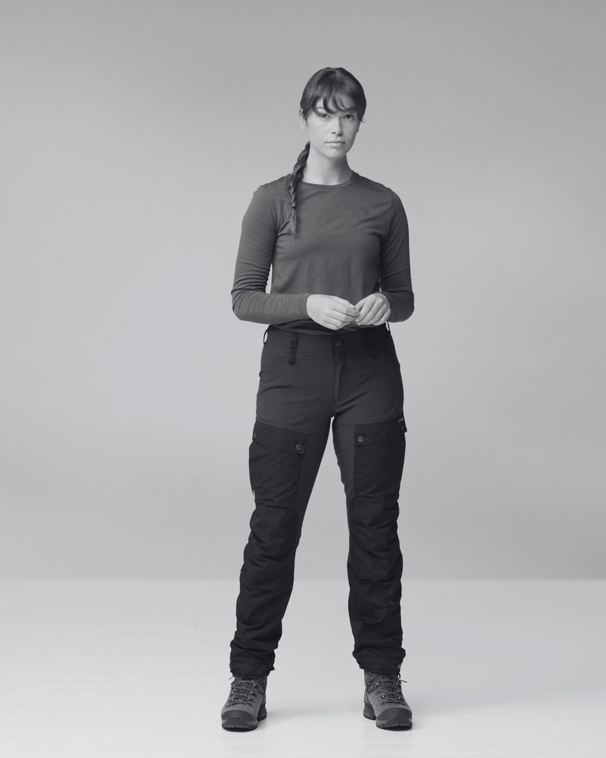 Fjällräven Keb Trousers - Kadın Timber Brown - Chestnut