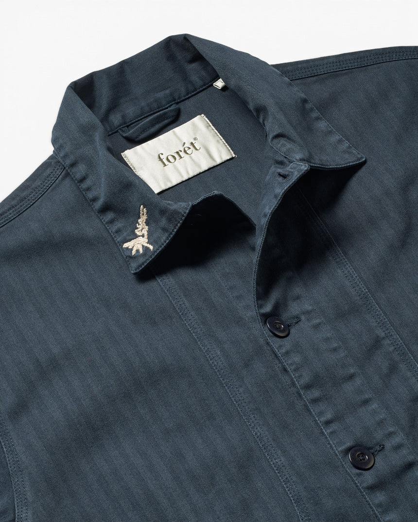 Forét Berry Herringbone Embroidery Erkek Ceket