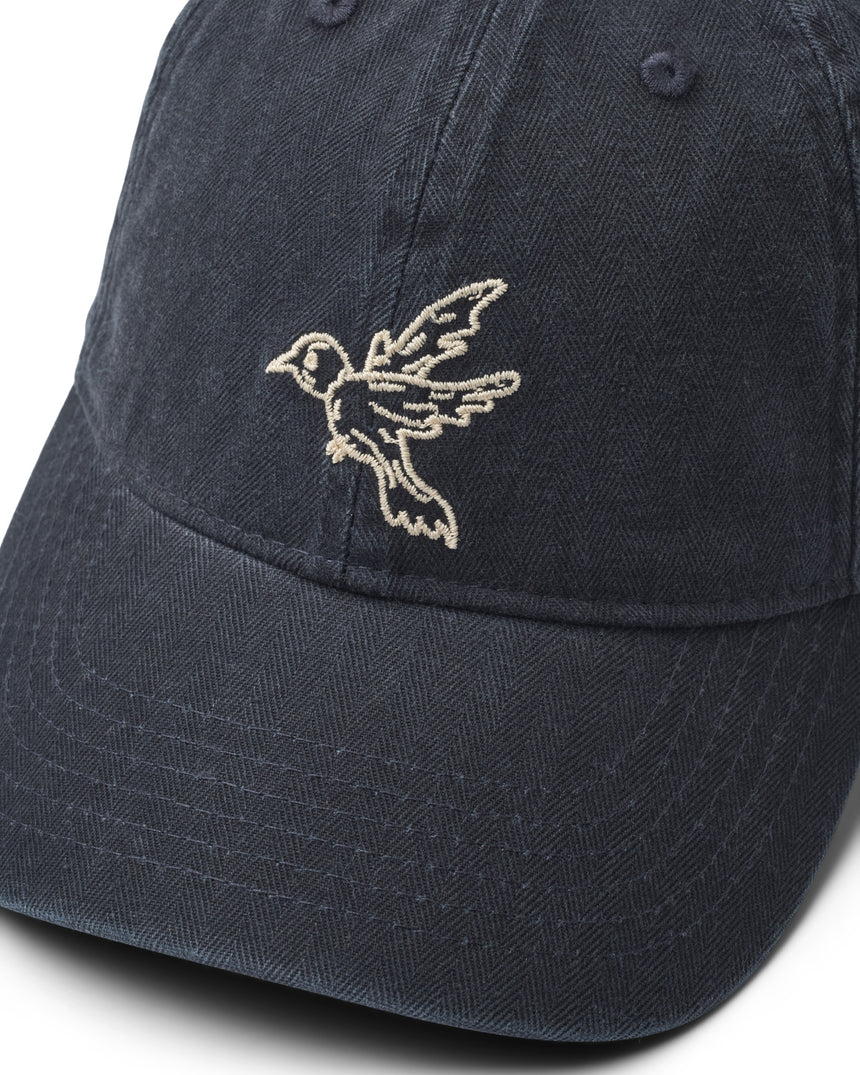 Foret Bird Washed Herringbone Cap