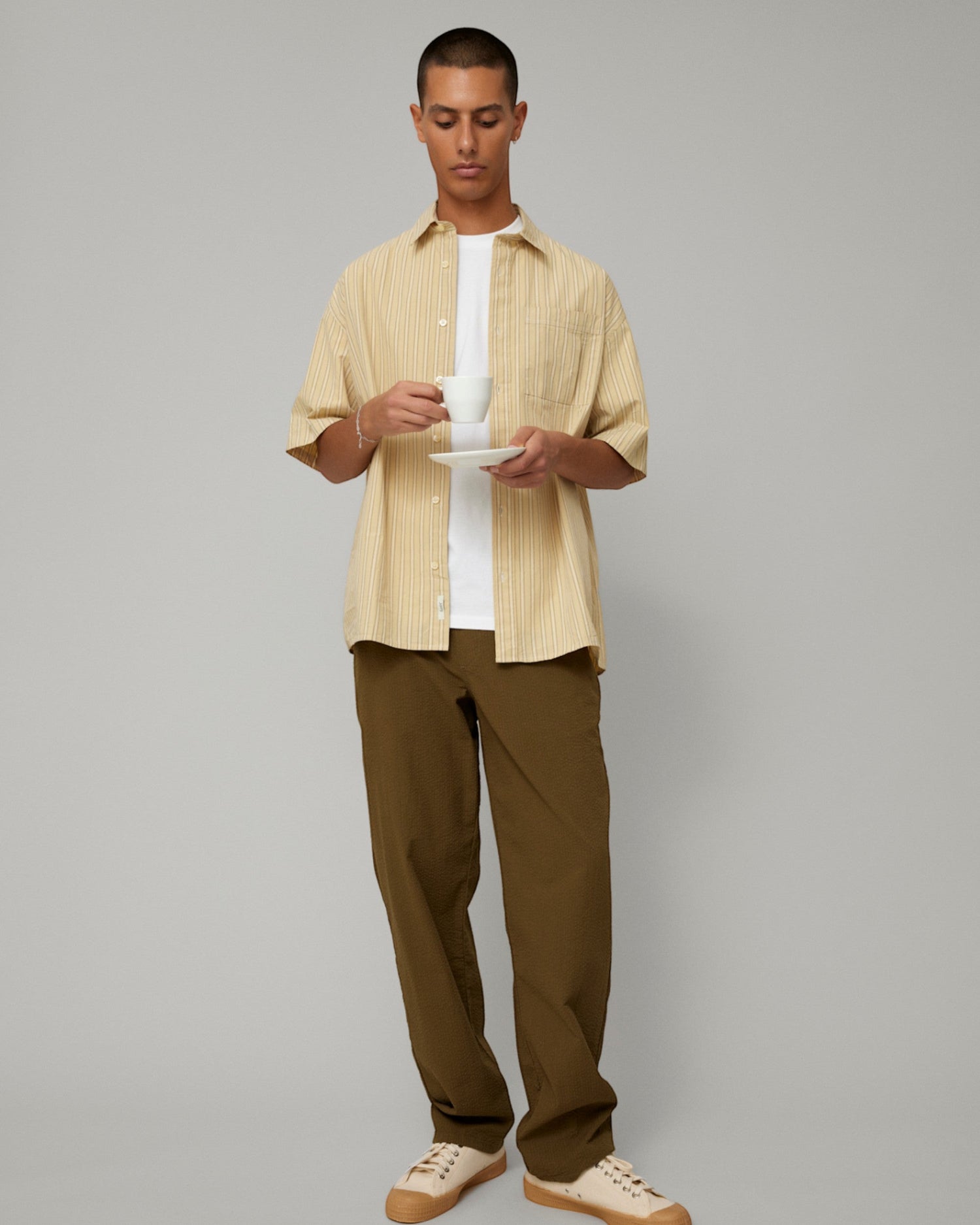 Forét Calm Seersucker Erkek Pantolon