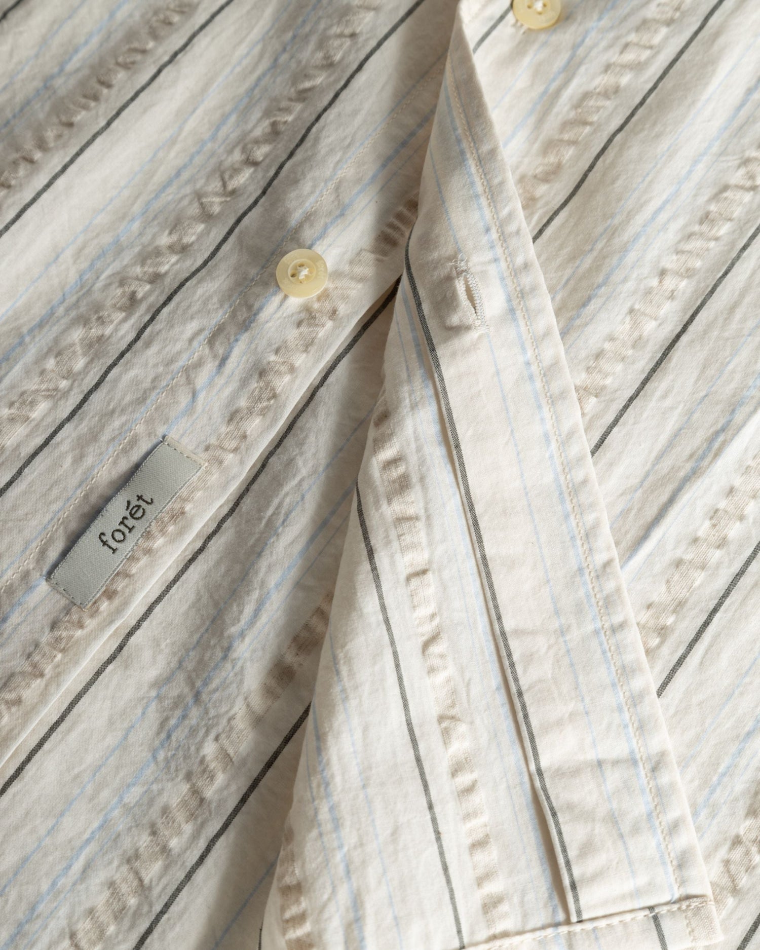 Forét Camp Seersucker Shirt Erkek Gömlek