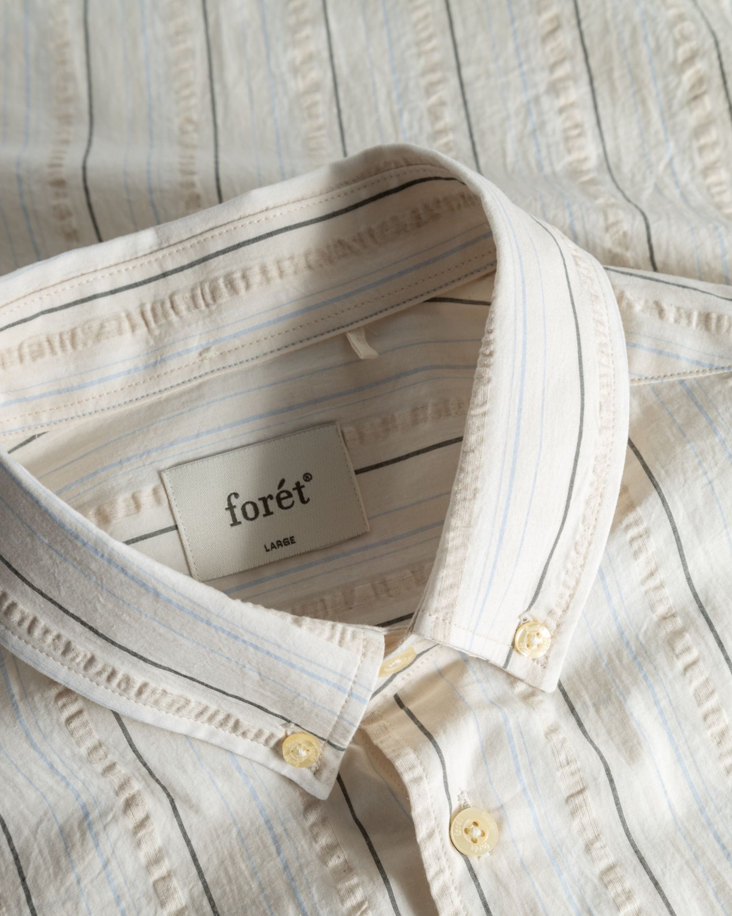Forét Camp Seersucker Shirt Erkek Gömlek