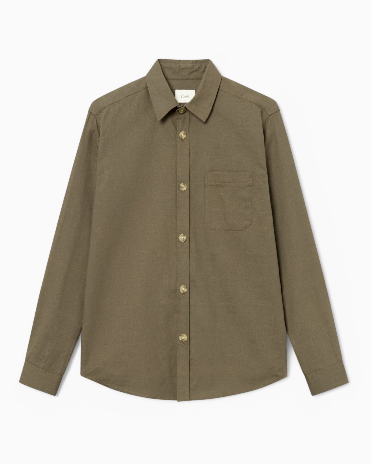 Forét Map Jacquard Erkek Gömlek Army