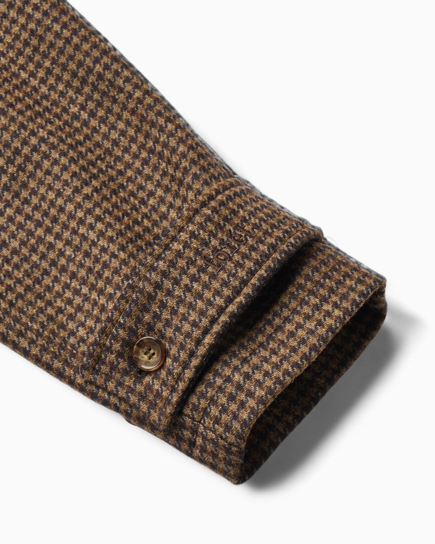 Forét Pine Wool Uzun Erkek Palto Check