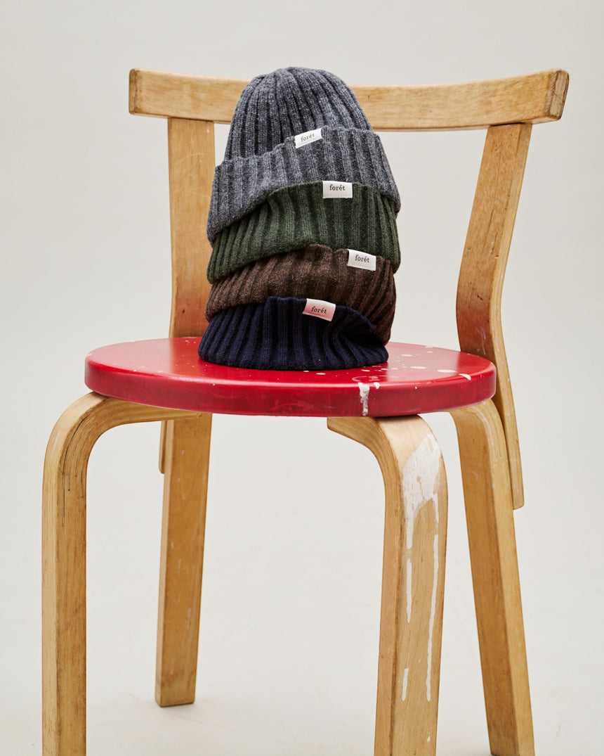 Forét Relax Rib Lambswool Beanie