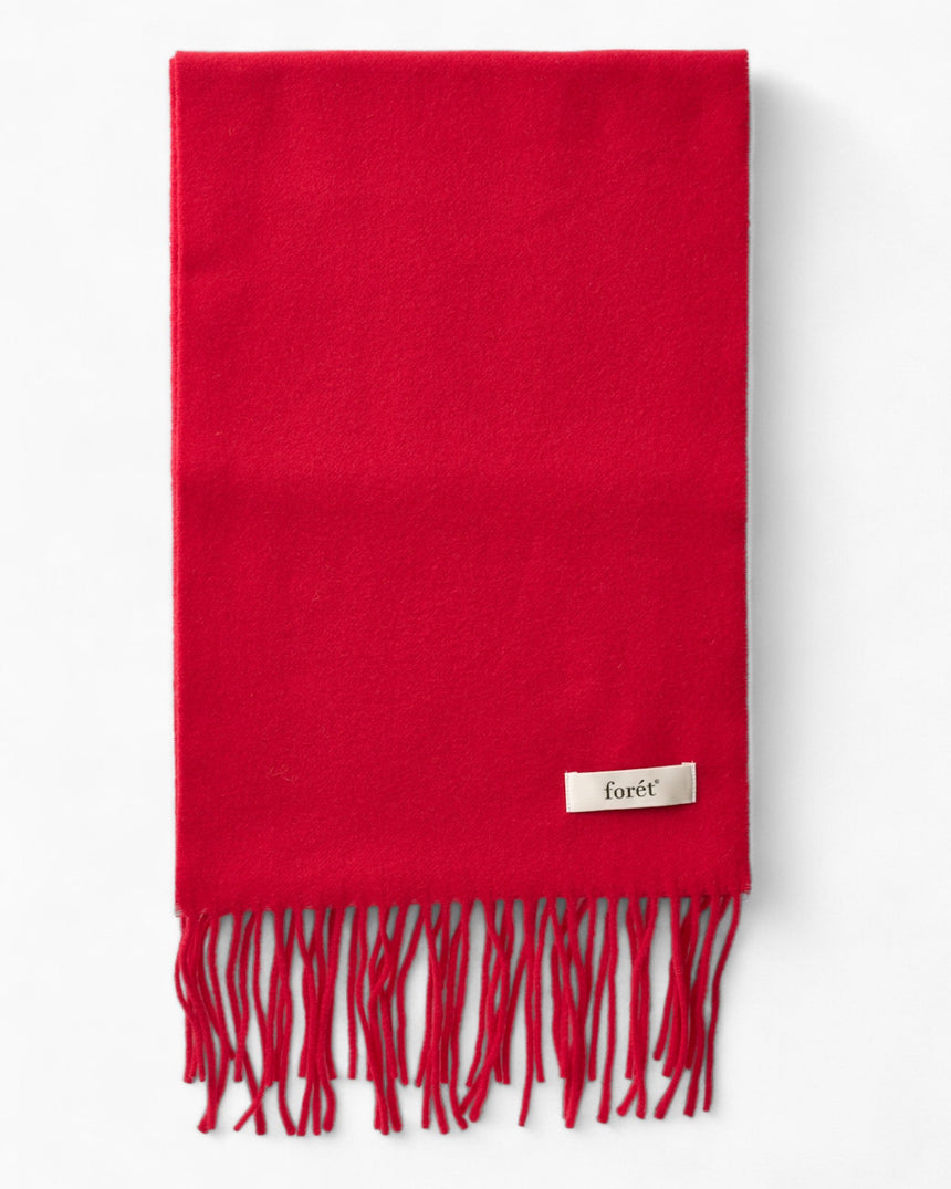 Forét Wool Scarf Red