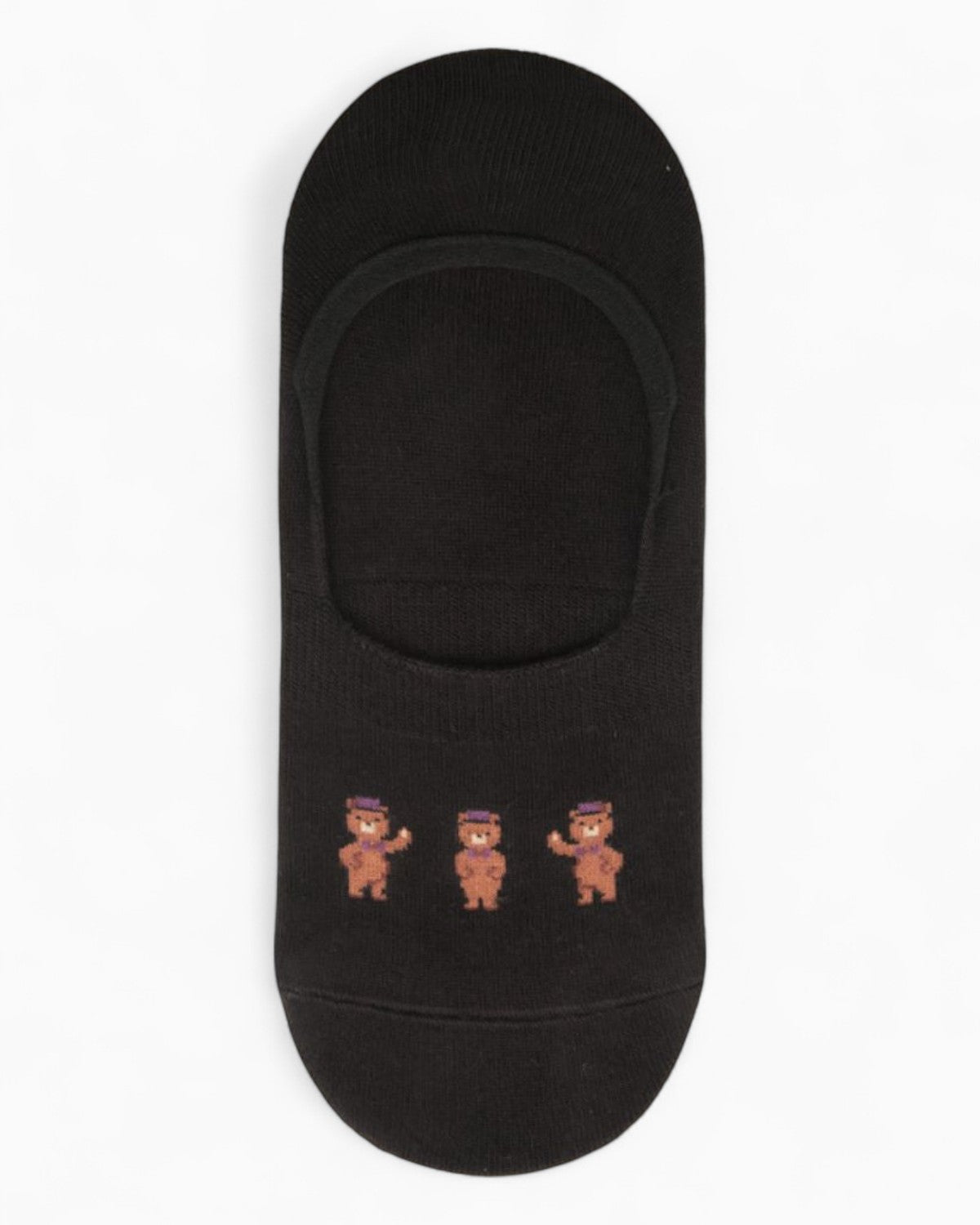 Fundaze Bear Kadın Babet Çorabı Siyah