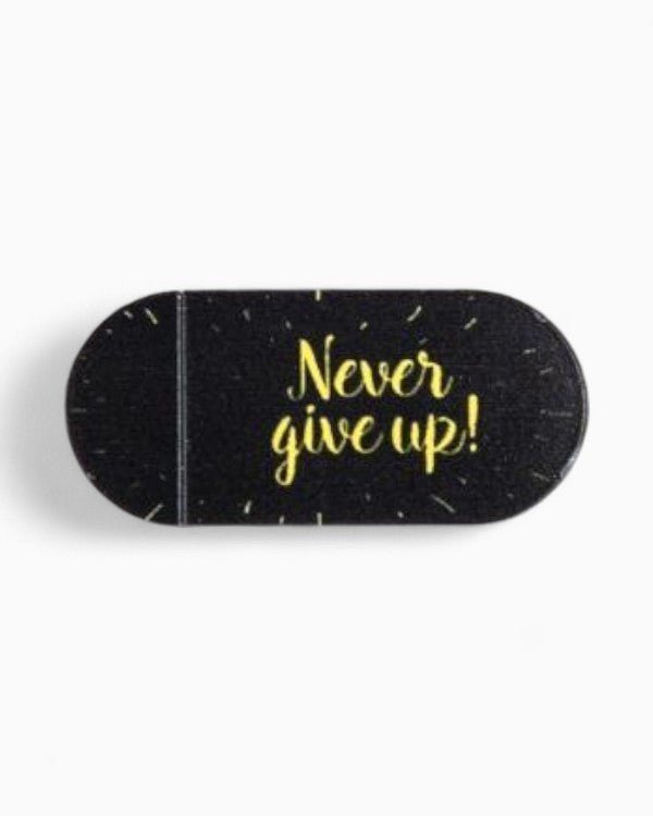 Funsy Never Give Up Kamera Kapatıcı Siyah