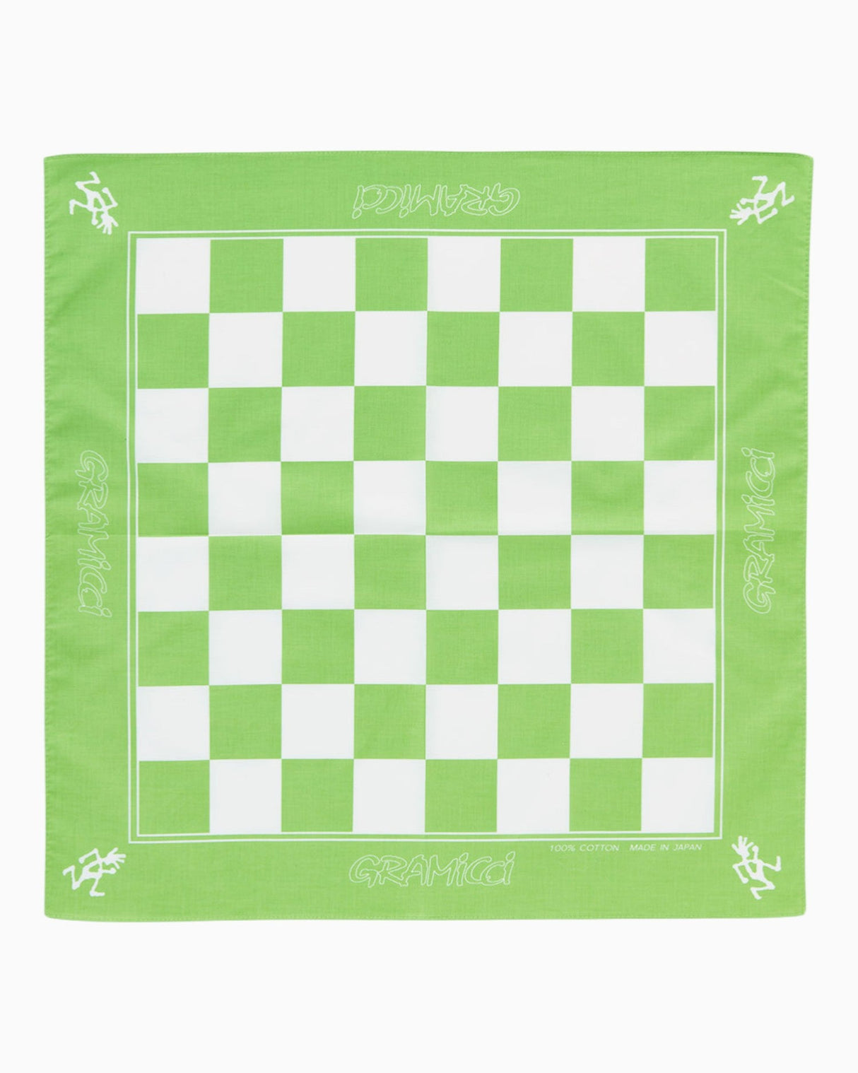 Gramicci Checkers Bandana Lime