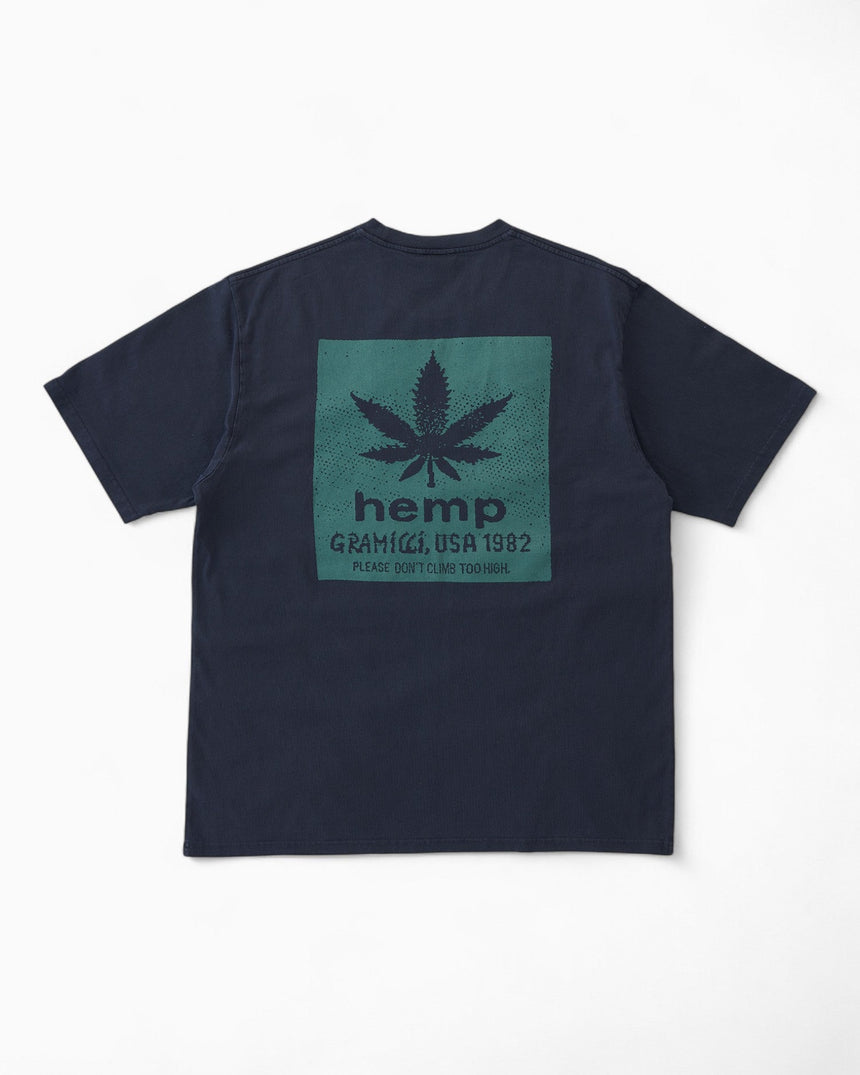 Gramicci Hemp Tee Navy Pigment