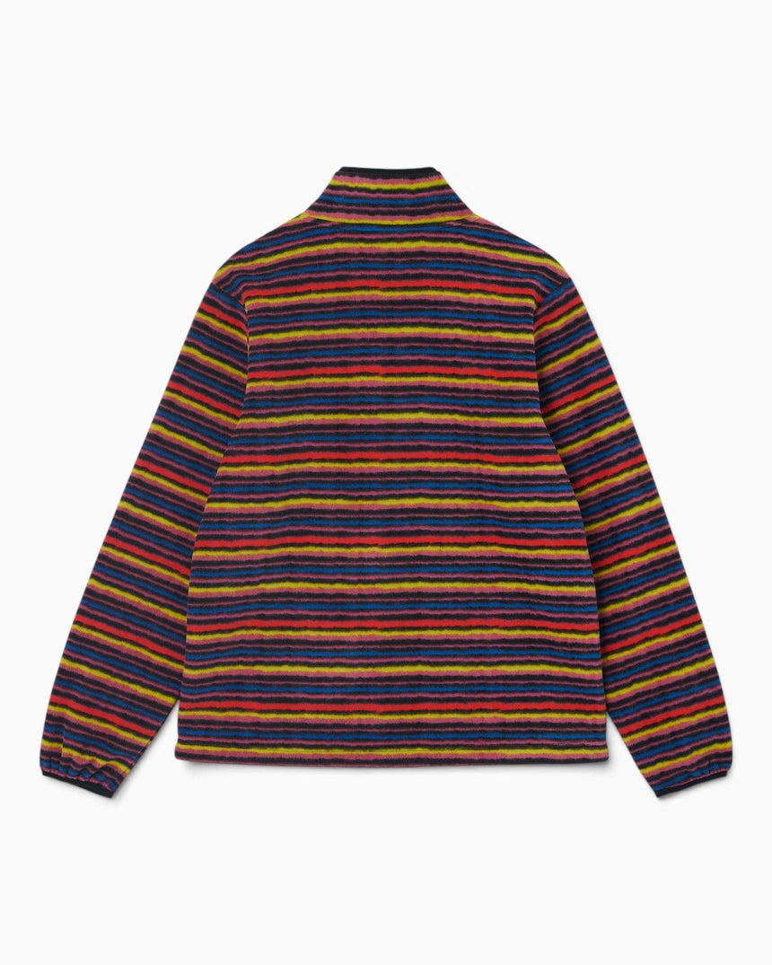 Gramicci Thermal Fleece Pullover Sweatshirt Multi-Stripe