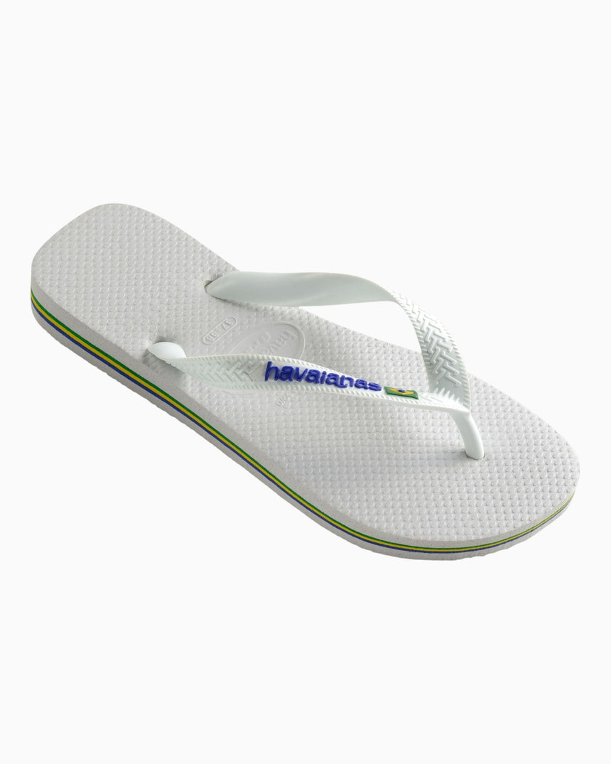 Havaianas Brasil Logo Erkek Terlik White