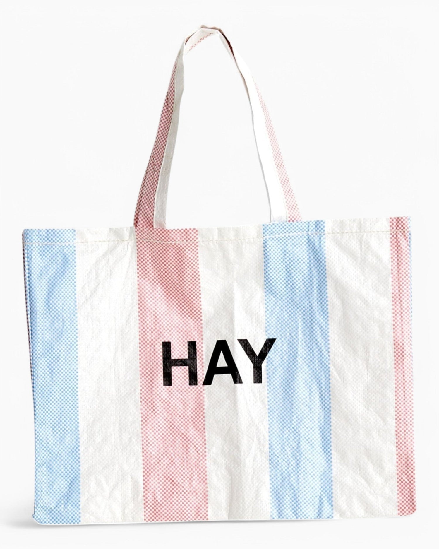 HAY Design Candy Stripe Medium Blue/Red/White