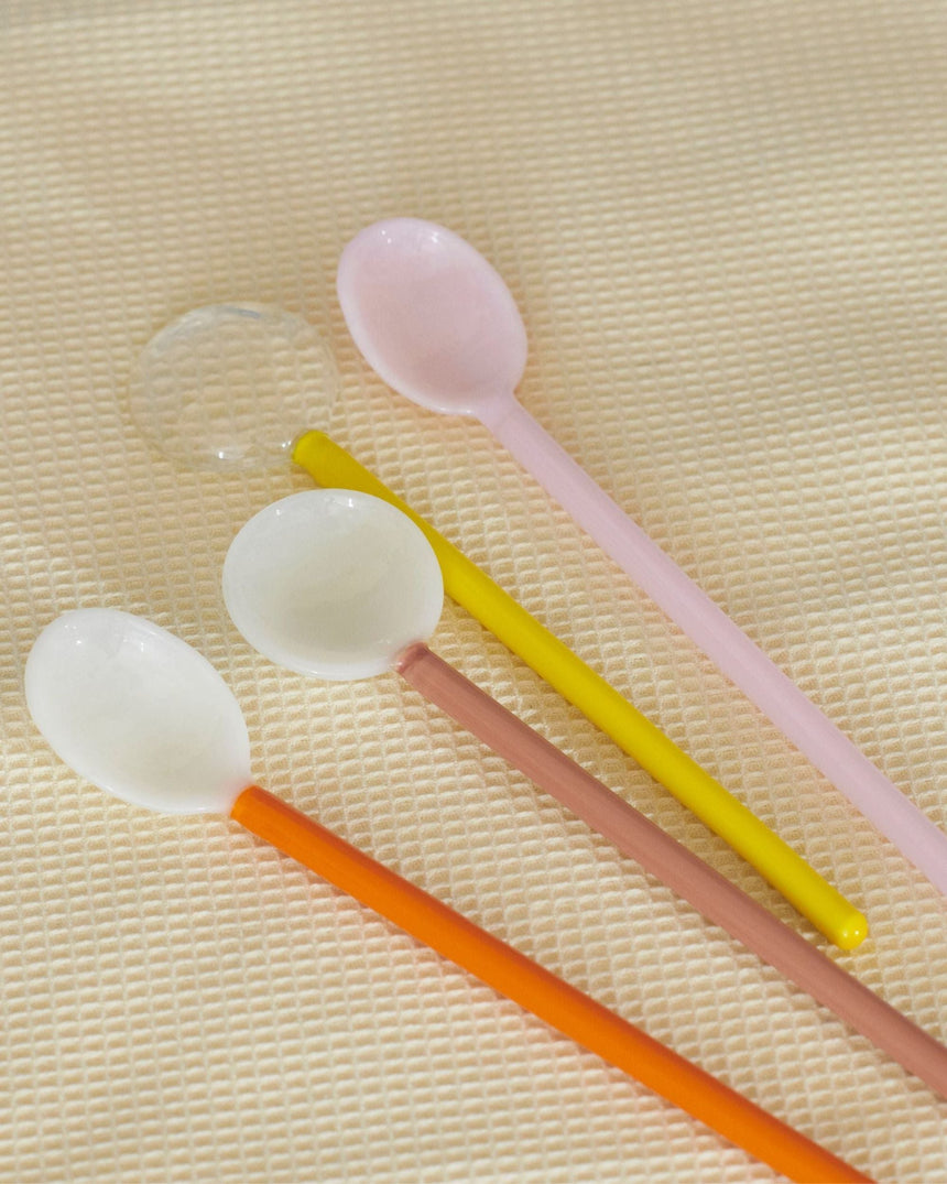 HAY Design Glass Spoons Round Set of 2