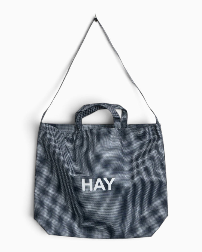HAY Design Grid Crossover Bag Medium Dark Blue