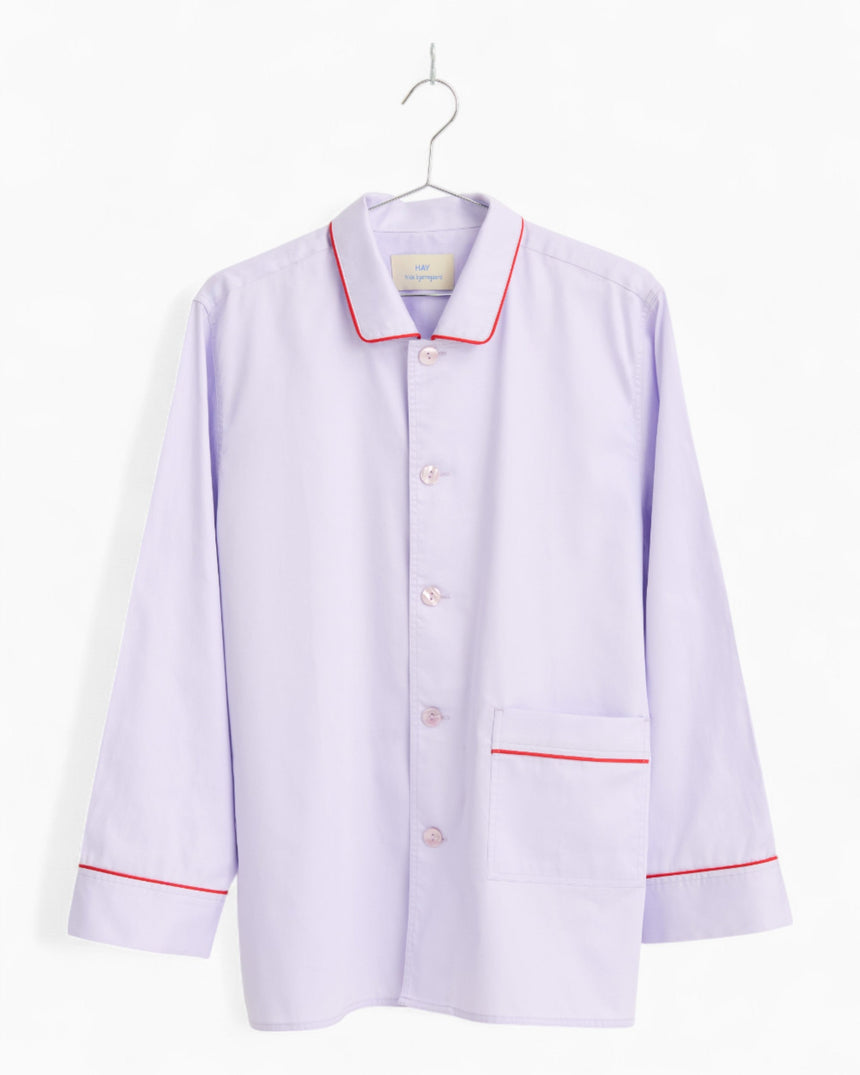 HAY Design Outline Pyjama L/S Shirt Lavender