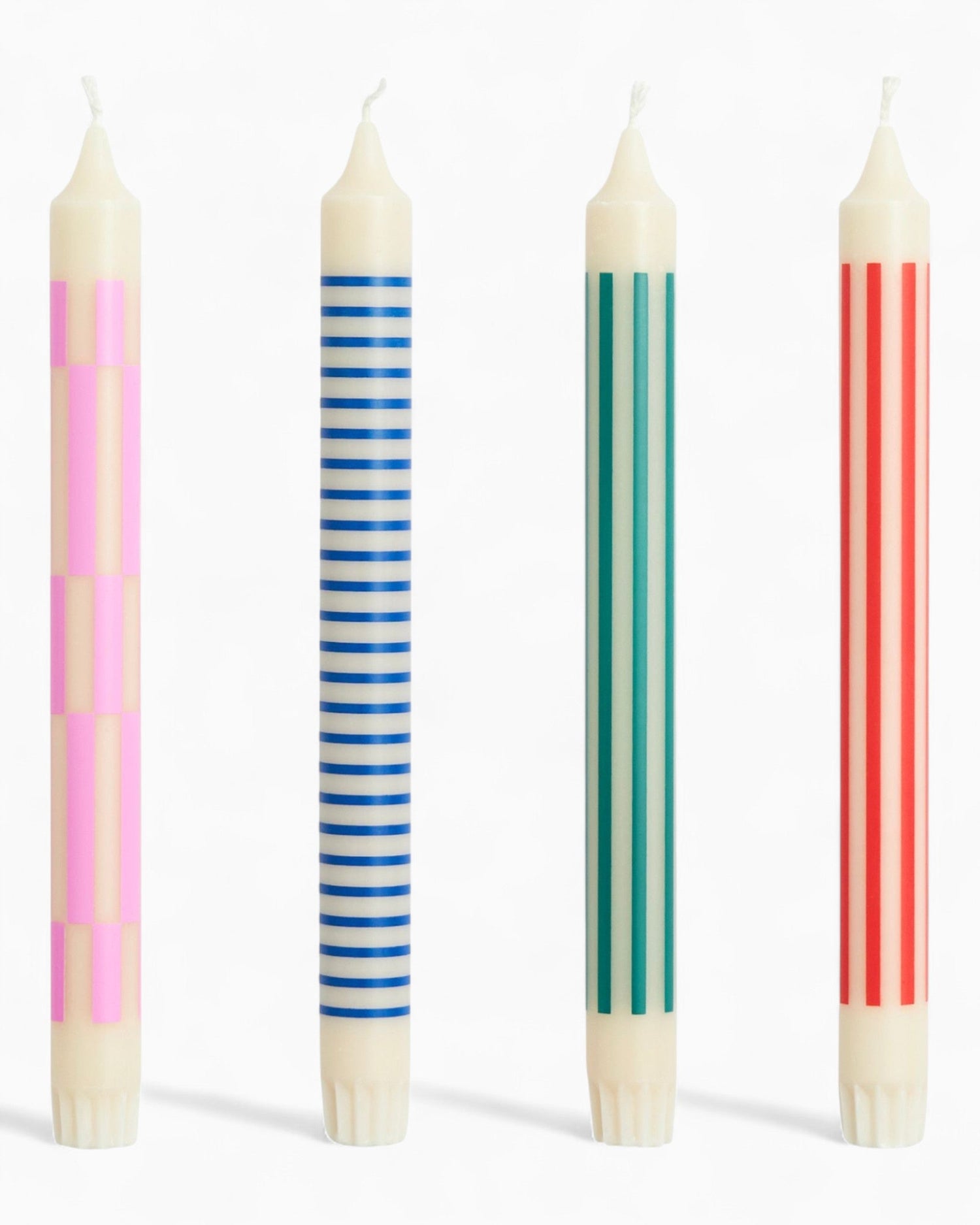 HAY Design Pattern Candle Crisp Mix Set of 4 Multi