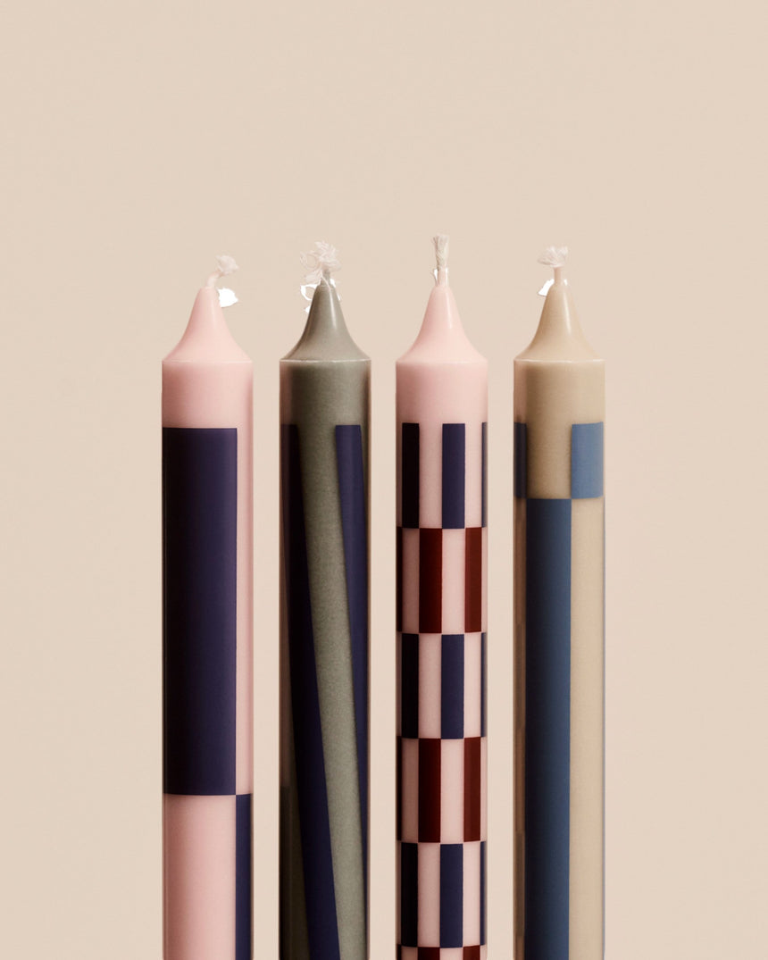 HAY Design Pattern Candle Set of 4