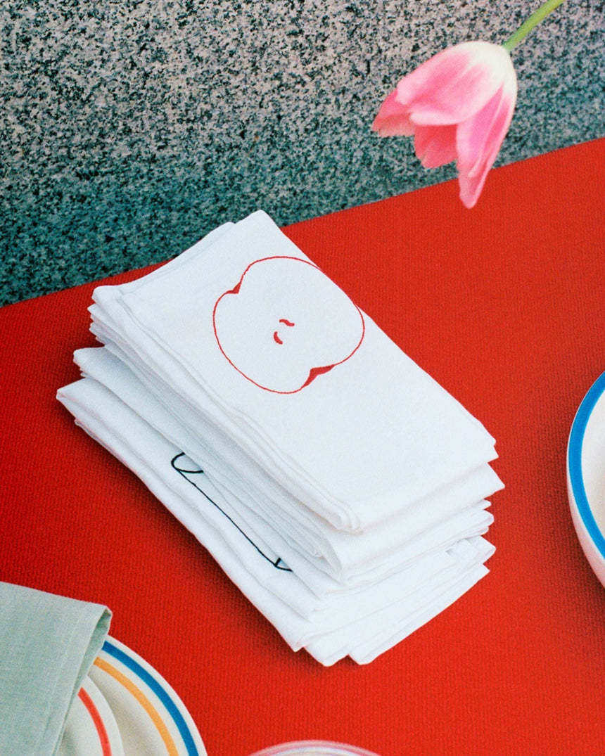 HAY Design Sobremesa Napkin White Set of 4