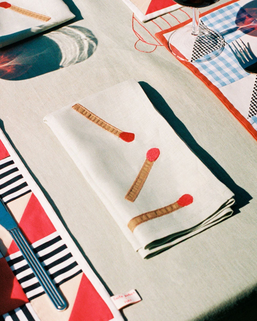 HAY Design Sobremesa Napkin White Set of 4