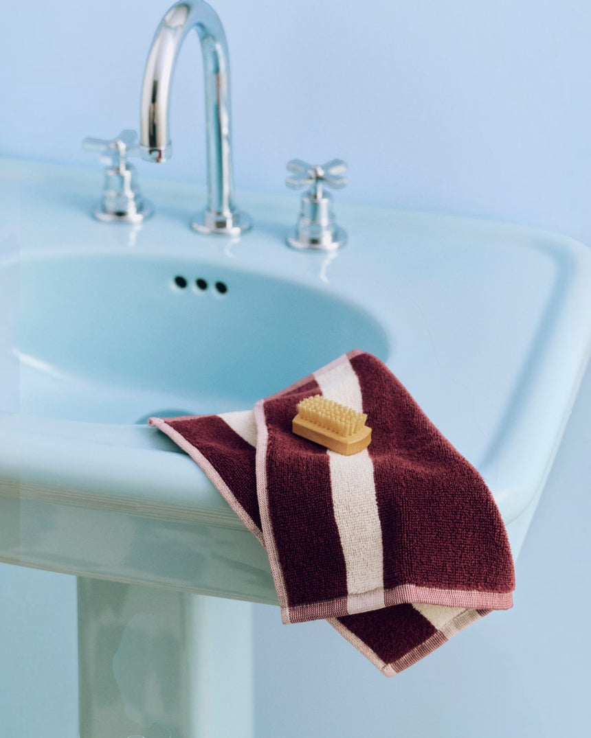 HAY Design Stripe Wash Cloth