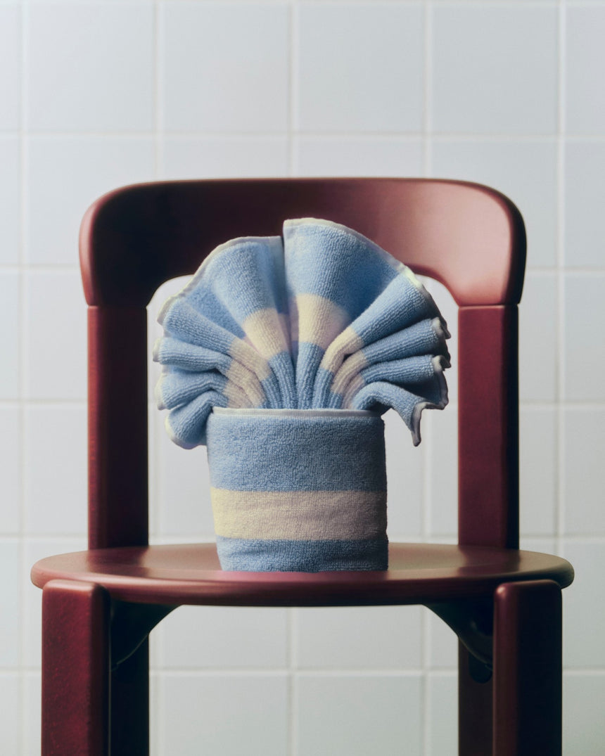 HAY Design Stripe Wash Cloth