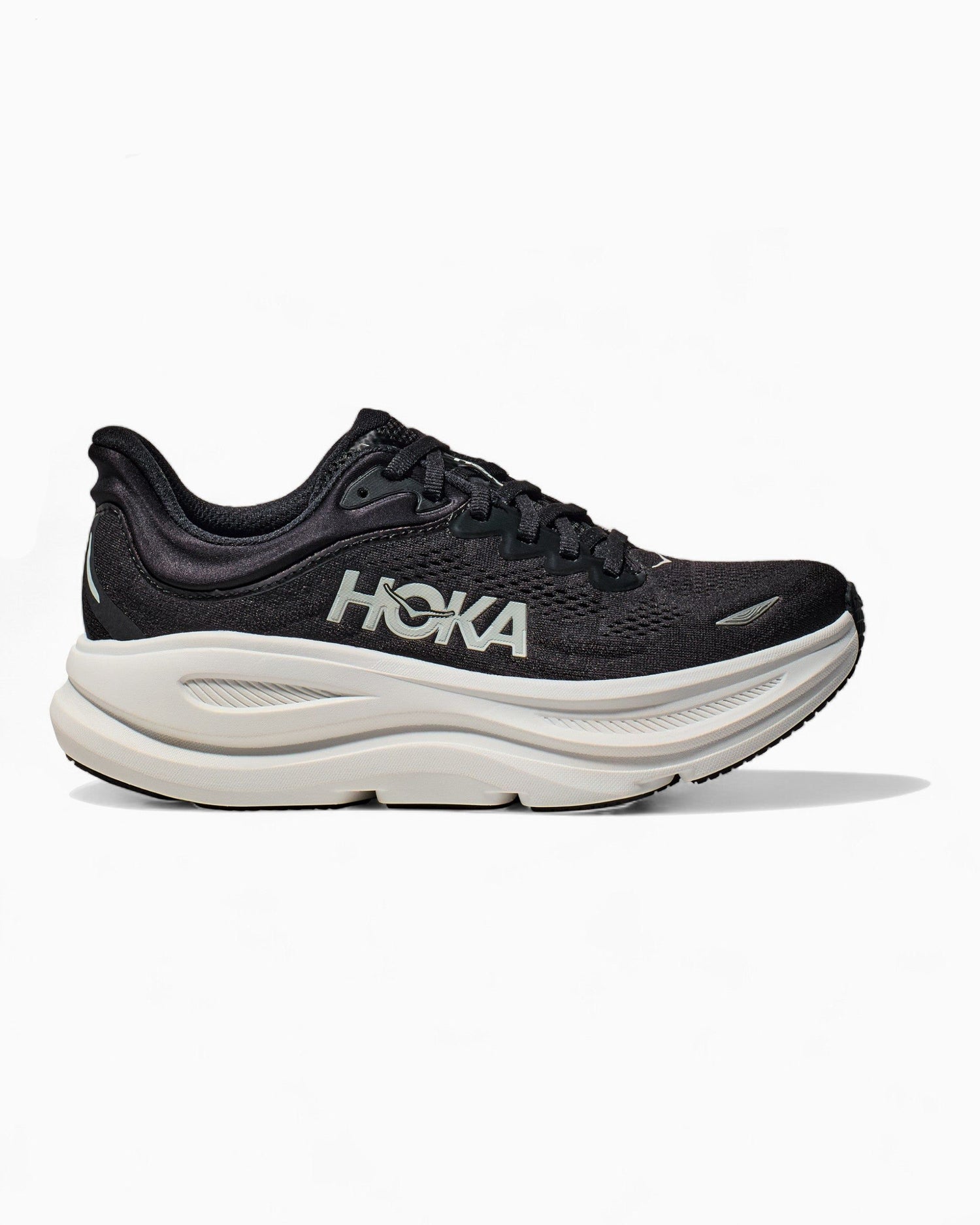 HOKA Bondi 9 Erkek Sneaker Black / White
