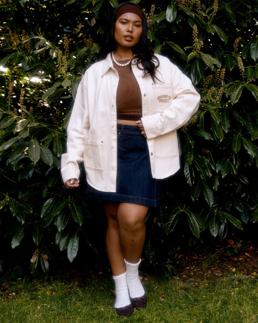 House of Sunny Chain Stitch Shirt Kadın Gömlek