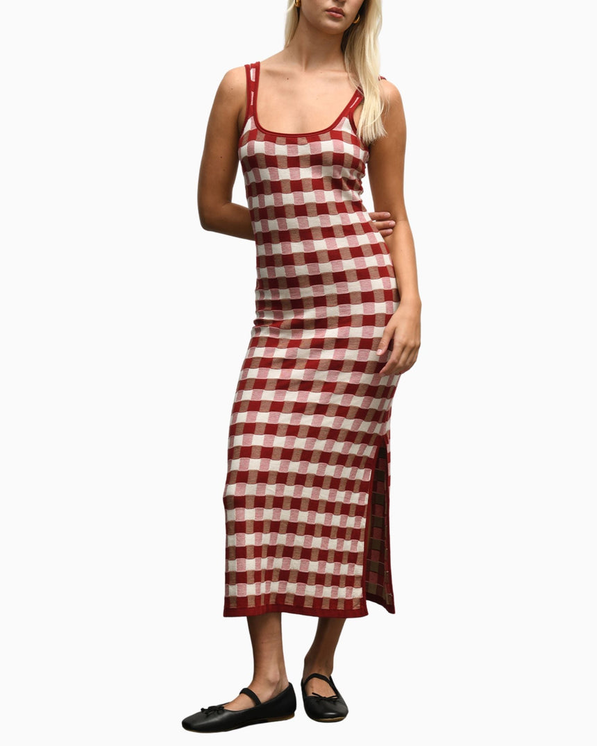 House of Sunny Picnic Hockney Kadın Elbise