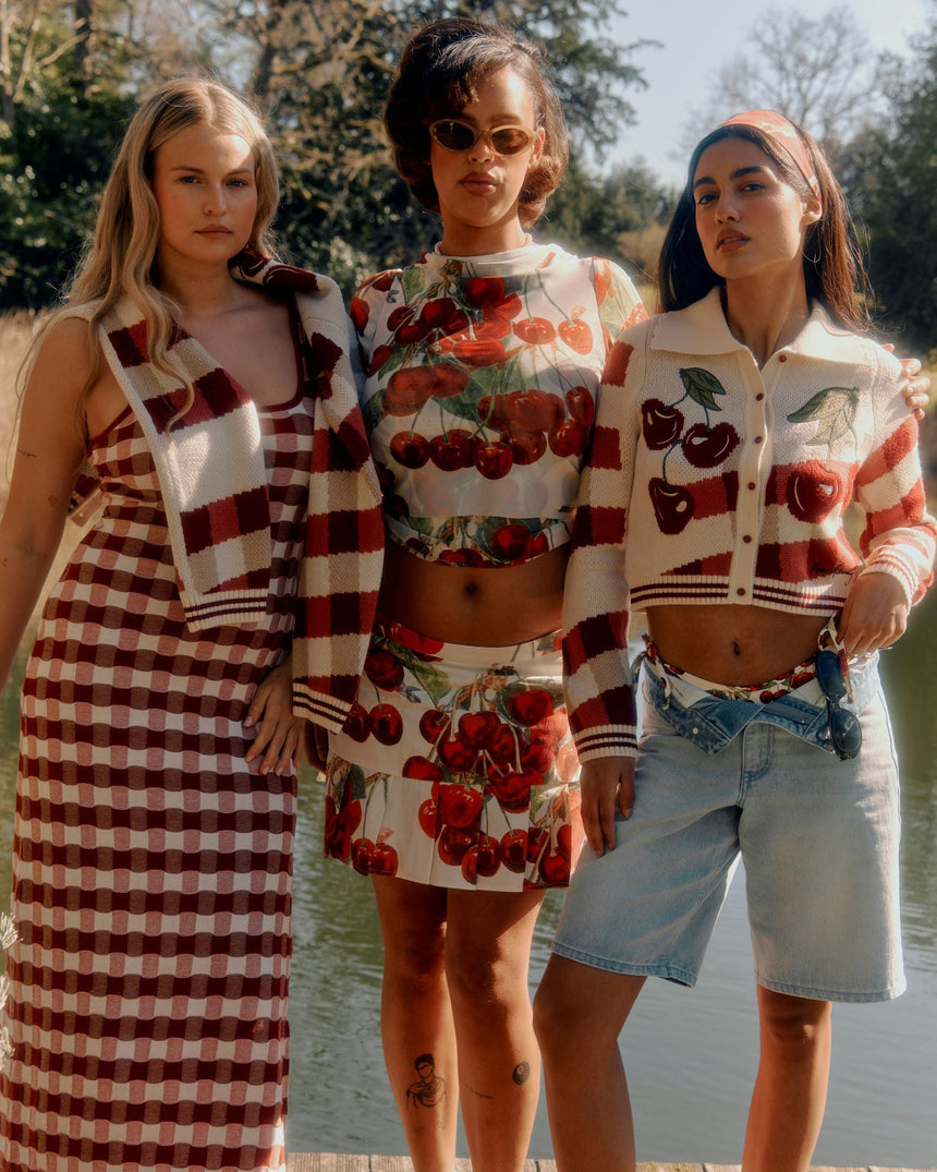 House of Sunny Picnic Hockney Kadın Elbise