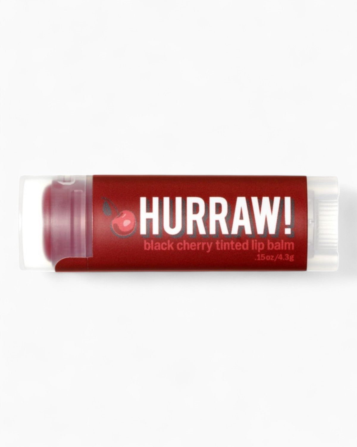 Hurraw Black Cherry Tinted Lip Balm Kırmızı