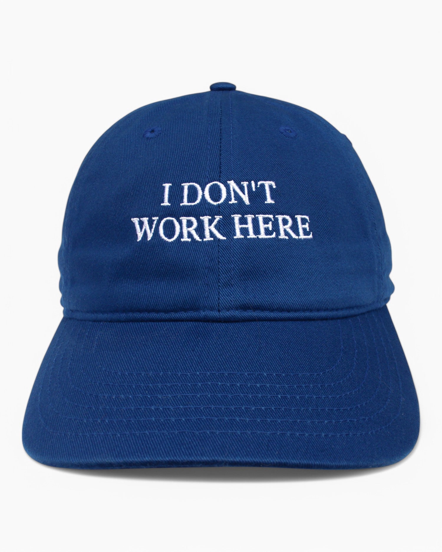 IDEA I Don't Work Here Şapka Royal Blue/White